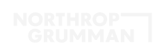 the northrop grumman logo on a black background.