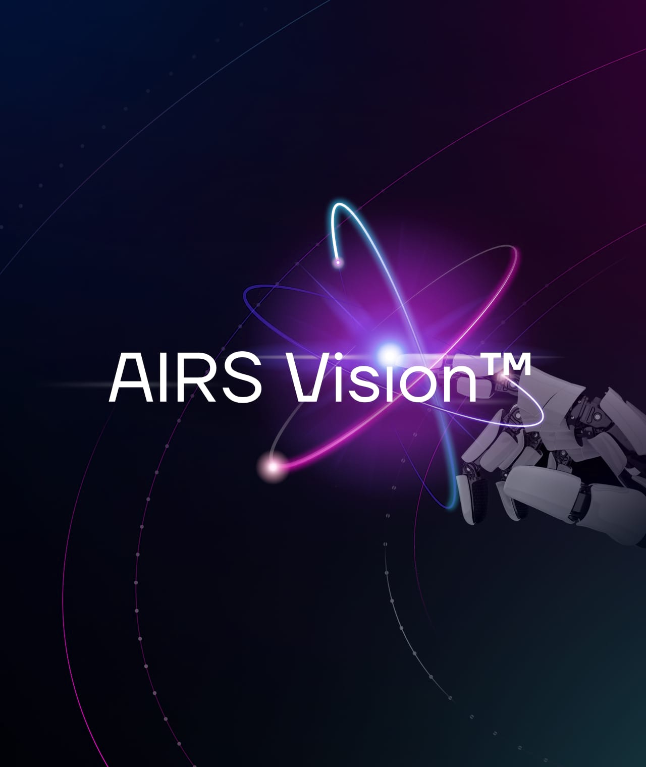 an image of the air vision logo on a dark background.